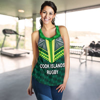 Cook Islands Rugby Women Racerback Tank - Polynesian Pride