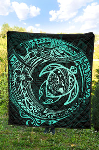 Hawaiian Turtle Polynesian Premium Quilt - Polynesian Pride