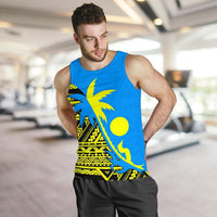 Palau Coconut Tree Men Tank Top K4 - Polynesian Pride