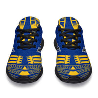 Nauru Sport Sneakers - Polynesian Tattoo Flag - Polynesian Pride