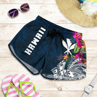Polynesian Hawaii Women's Shorts - Summer Vibes Women Blue - Polynesian Pride