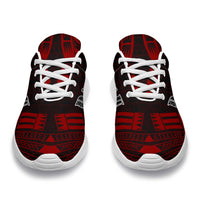 Palau Sport Sneakers - Polynesian Tattoo Red - Polynesian Pride