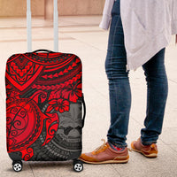 Federated States Of Micronesia Luggage Cover - Red Turtle - Polynesian Pride