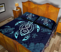 Hawaii Polynesian Turtle Quilt Bed Set Flow Of Turtle - Polynesian Pride