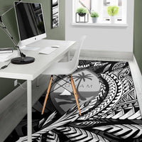 Guam Area Rug - Custom Personalised Wings Style - Polynesian Pride