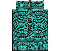 Hawaii Quilt Bed Set Polynesia Seamless AH - Polynesian Pride