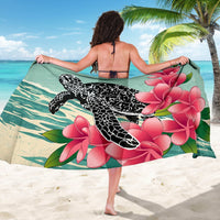 Hawaii Sarong - Hawaii Turtles With Plumeria Classic Sarong - Polynesian Pride