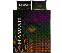 Hawaii Quilt Bed Set - Hawaii Seal Rocket Style - Polynesian Pride