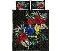 Cook Islands Polynesian Quilt Bed Set - Special Hibiscus - Polynesian Pride