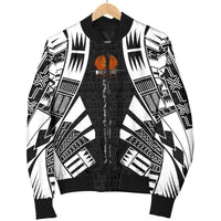 Papua New Guinea Men Bomber Jackets - Polynesian Tattoo Black - Polynesian Pride