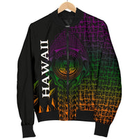Hawaii Men's Bomber Jacket - Hawaii Seal Rocket Style - Polynesian Pride