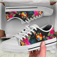 Tonga Low Top Shoe - Hibiscus Polynesian Pattern - Polynesian Pride