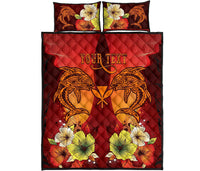 Hawaii Custom Personalised Quilt Bed Sets - Tribal Tuna Fish - Polynesian Pride