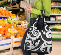 Maori Tribal Ornament Grocery Bag 3 - Pack - Polynesian Pride