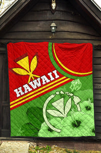 Hawaii Polynesian Premium Quilt - Hawaii Kanaka Maoli - Polynesian Pride