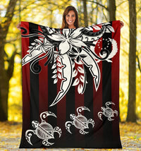 Pohnpei Premium Blanket - Vertical Stripes Style - Polynesian Pride