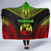 Tonga Polynesian Chief Hooded Blanket - Reggae Version - Polynesian Pride