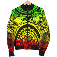 Hawaii Men's Bomber Jackets - Coat Of Arm Hawaii & Maui Tattoo - Polynesian Pride