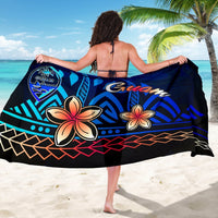 Guam Sarong - Vintage Tribal Moutain - Polynesian Pride