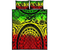 Polynesian Quilt Bed Sets - Maui Tattoo - Polynesian Pride