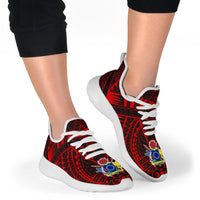 Cook Islands Polynesian Tattoo Mesh Knit Sneakers - Polynesian Pride