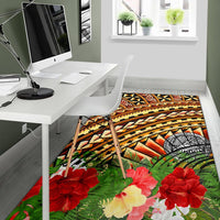 American Samoa Polynesian Area Rug - Vintage Pattern - Polynesian Pride