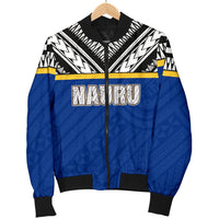 Nauru Men's Bomber Jacket - Polynesian Design - Polynesian Pride
