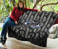 Hawaii Premium Quilt - Turtle Hibiscus Pattern - Polynesian Pride