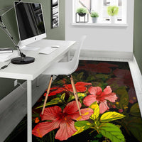 Hawaii Hibiscus Tree Rug - Polynesian Pride