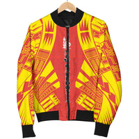 New Caledonia Men Bomber Jackets - Polynesian Tattoo Flag - Polynesian Pride