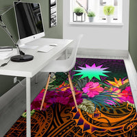 Nauru Area Rug - Summer Hibiscus - Polynesian Pride