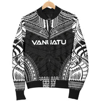 Vanuatu Polynesian Chief Men's Bomber Jacket - Black Version - Polynesian Pride