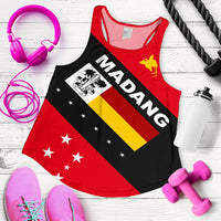 Papua New Guinea Women's Racerback Tank - Madang Province Red - Polynesian Pride