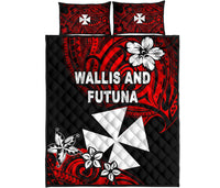 Wallis And Futuna Rugby Quilt Bed Set Unique Vibes - Polynesian Pride