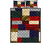 Polynesian Quilt Bed Set - Design Retro Patchwork - Polynesian Pride