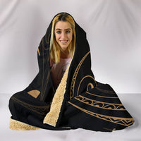 Kanaka Hooded Blanket - Gold - Frida Style - Polynesian Pride