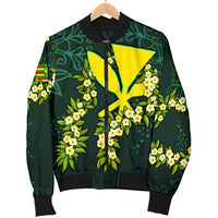 Polynesian Hawaii Men Bomber Jacket - Ti Leaf Lei Turtle - Polynesian Pride