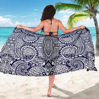 Polynesian Sarong Blue And White - Polynesian Pride