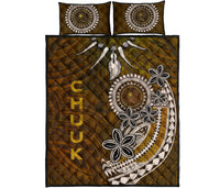 Chuuk Quilt Bed Sets - Polynesian Boar Tusk - Polynesian Pride