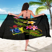 Cook Islands Polynesian Sarong - Plumeria Tribal - Polynesian Pride