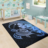 Hawaii Turtle Map Polynesian Area Rug Safety AH - Polynesian Pride