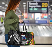 Samoa Travel Bag - Custom Personalised Seal Spiral Polynesian Patterns - Polynesian Pride