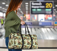 Hawaii Vintage Tropical Jungle Leaves Orchid Bird Hawaii Travel Bag - Polynesian Pride