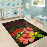 Hawaii Hibiscus Tree Rug - Polynesian Pride