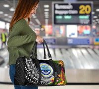 Federated States of Micronesia Travel Bag - Seal Spiral Polynesian Patterns - Polynesian Pride