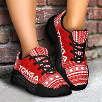 Tonga Chunky Sneakers - Polynesian Chief Flag Version - Polynesian Pride