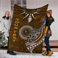 Chuuk Custom Personalised Premium Blankets - Polynesian Boar Tusk - Polynesian Pride
