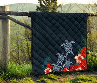 Hawaii Polynesian Turtle Premium Quilt - Polynesian Pride