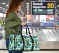 Tropical Palm Trees Blue Hawaii Travel Bag - Polynesian Pride