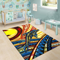 Palau Area Rug - Dolphin Surfing - Polynesian Pride